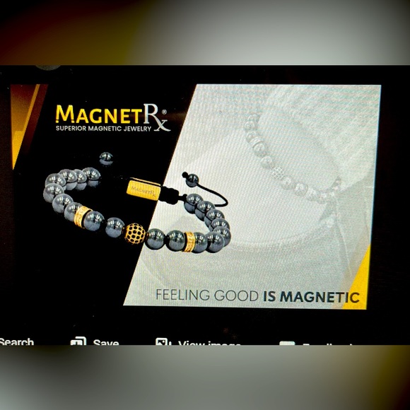 NWT MagnetiX Hematite Bracelet - Picture 2 of 9